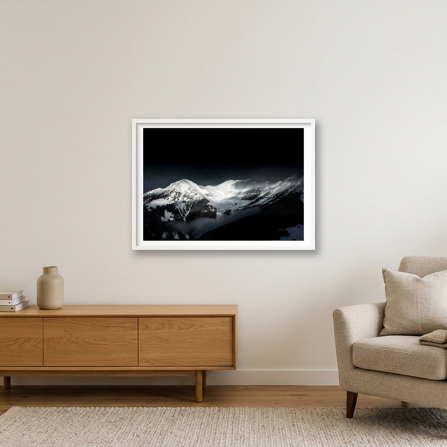 404 — 84×59cm, 33×23" White Frame