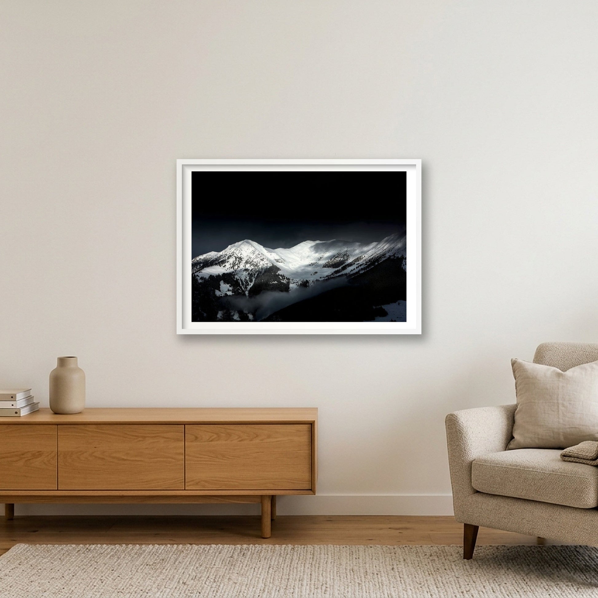 404 — 84×59cm, 33×23" White Frame