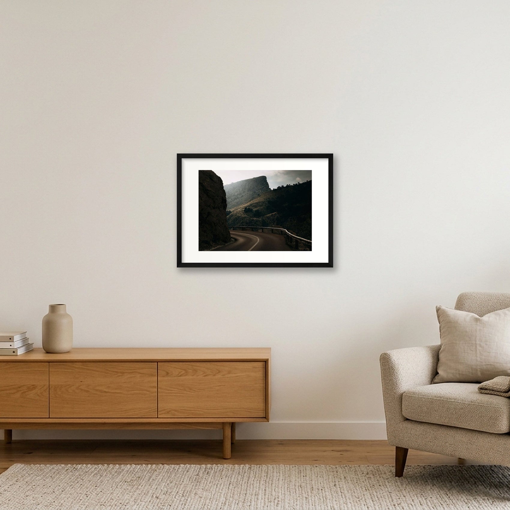 1394 — 59×42cm, 23×17" Black Frame