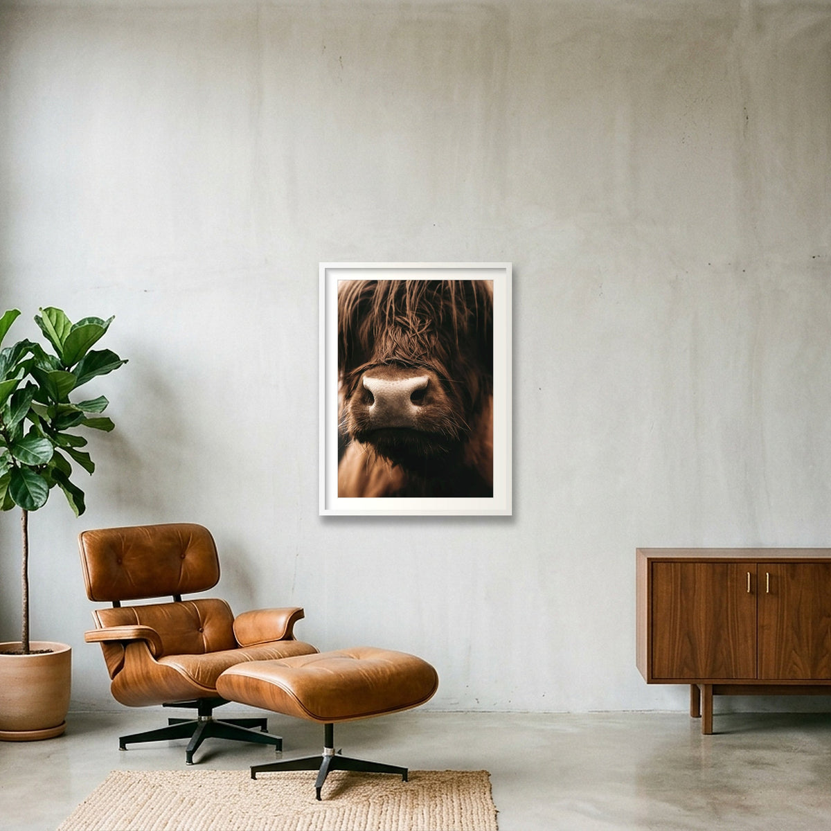 1585  — 60×80cm, 24×31" White Frame