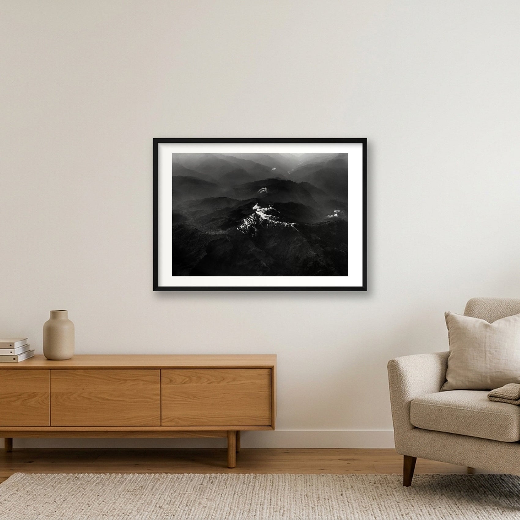1890 — 84×59cm, 33×23" Black Frame