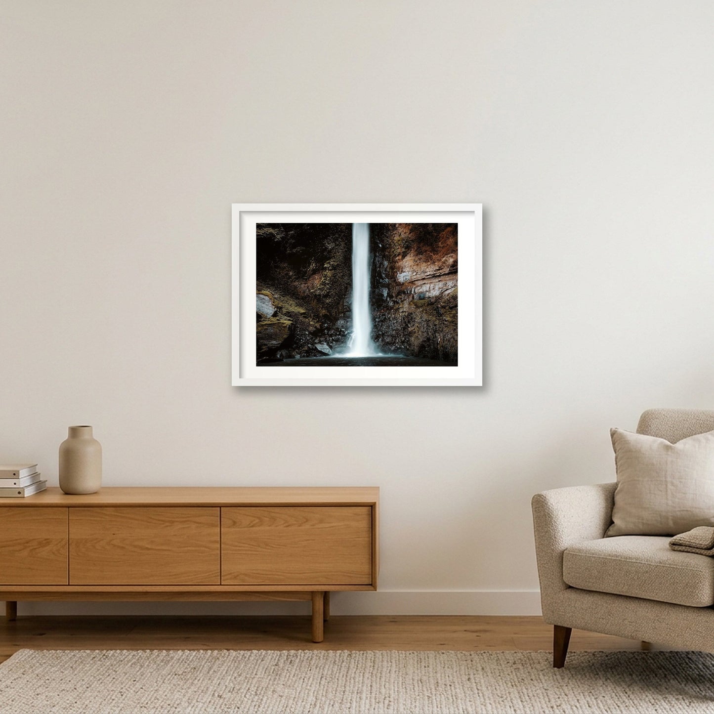 127 — 59×42cm, 23×17" White Frame