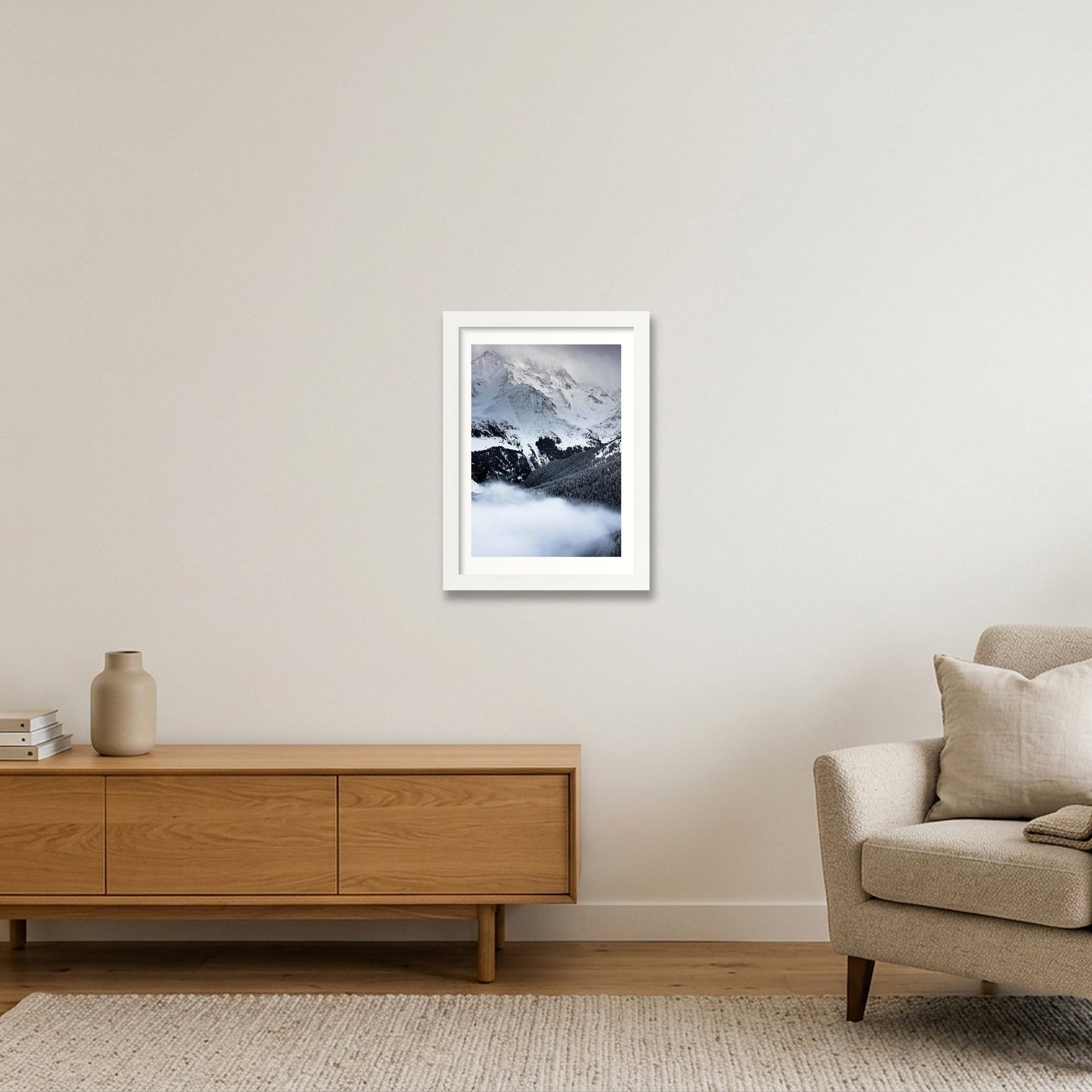 471 — A4 (21×30cm, 8×12") White Frame