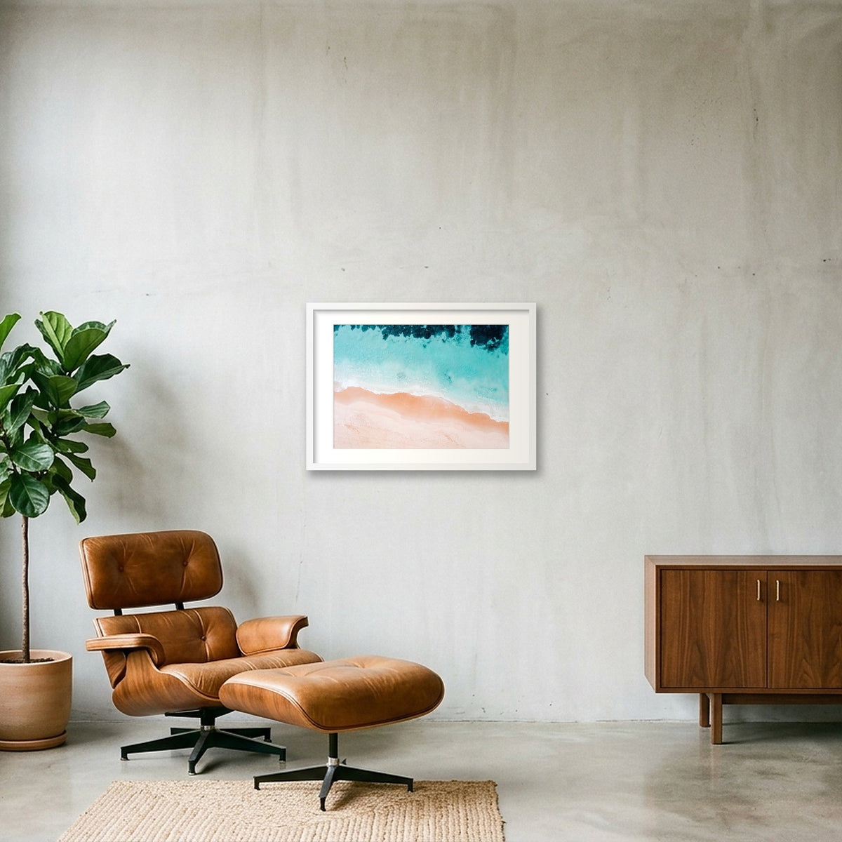 42 — 59×42cm, 23×17" White Frame