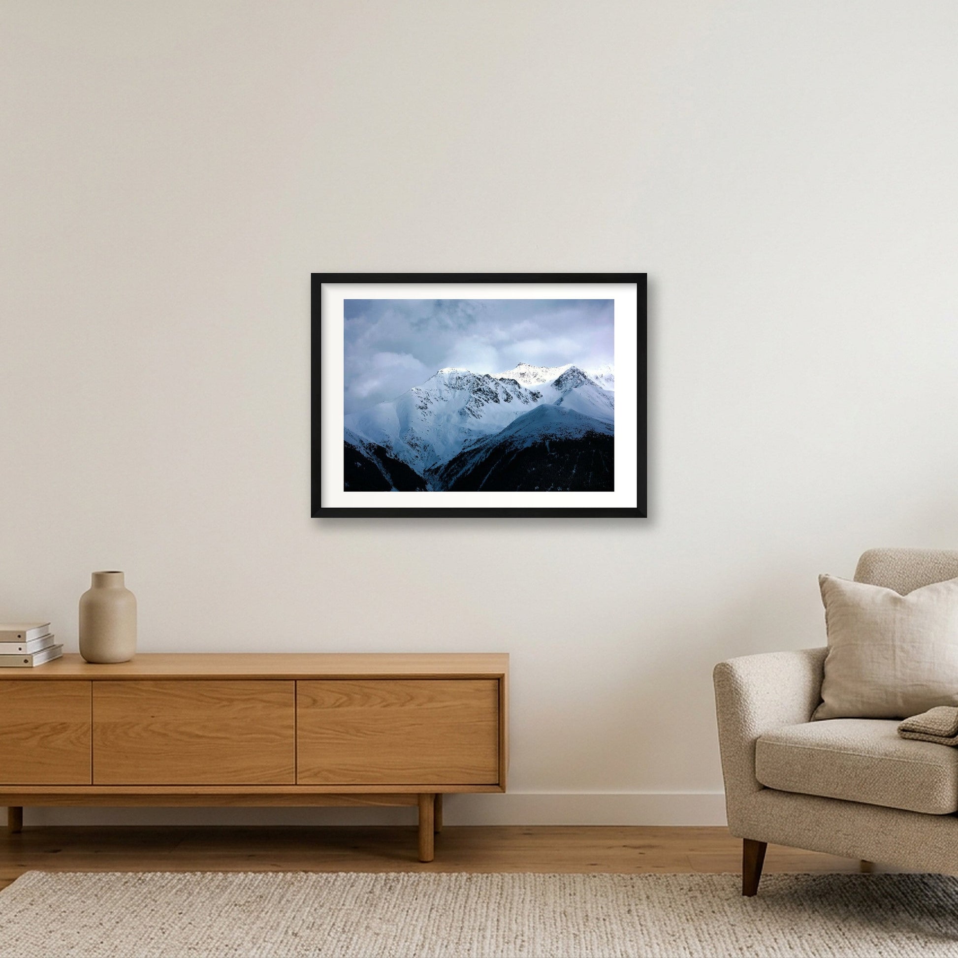 440 — 59×42cm, 23×17" Black Frame
