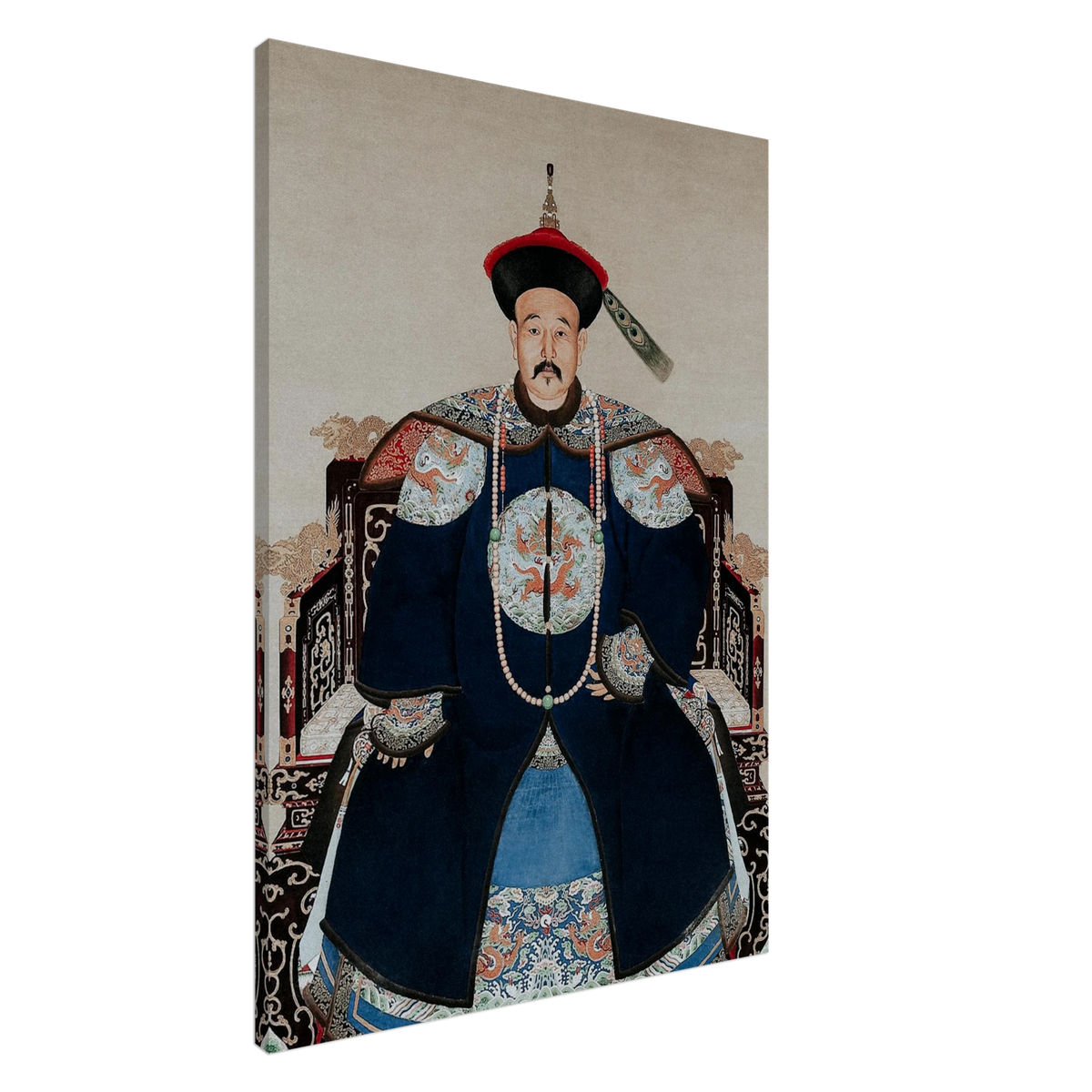 Chinese Imperial Portrait Wall Art Canvas Print Canvas Print wall art image 1