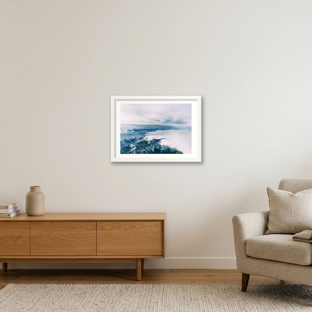 451 — A3 (42×30cm, 17×12") White Frame