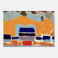 Arthur Dove Landscape With Houses 1930 Canvas Wall Art Abstract American Modernist Decor #PD_346 room display