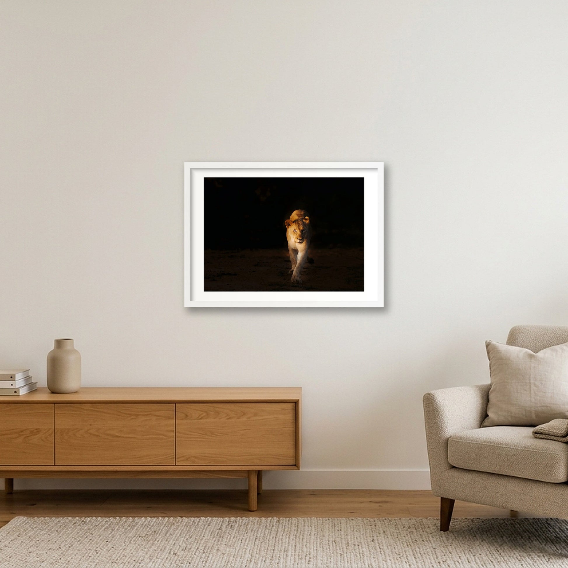 416 — 59×42cm, 23×17" White Frame