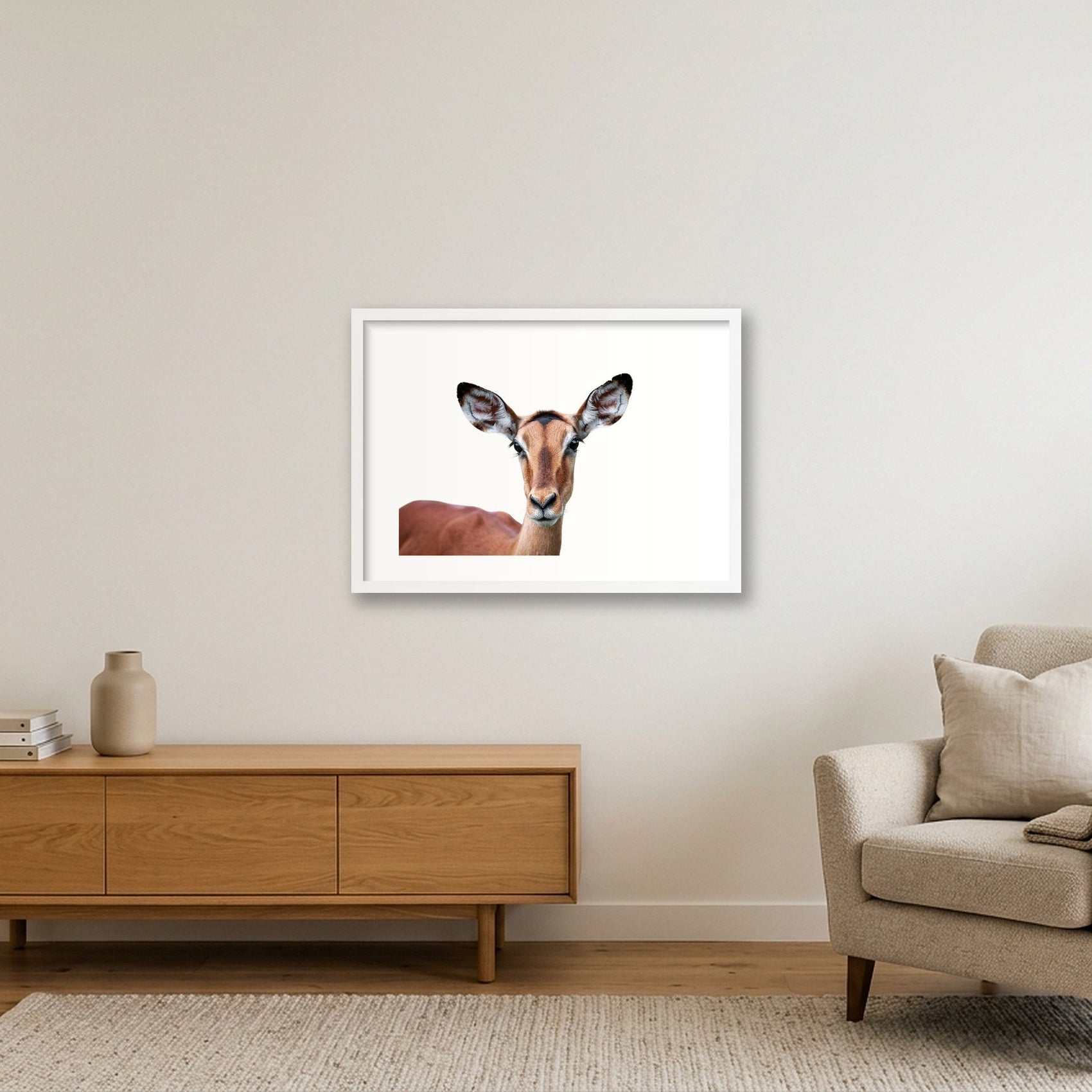 5 — 59×42cm, 23×17" White Frame
