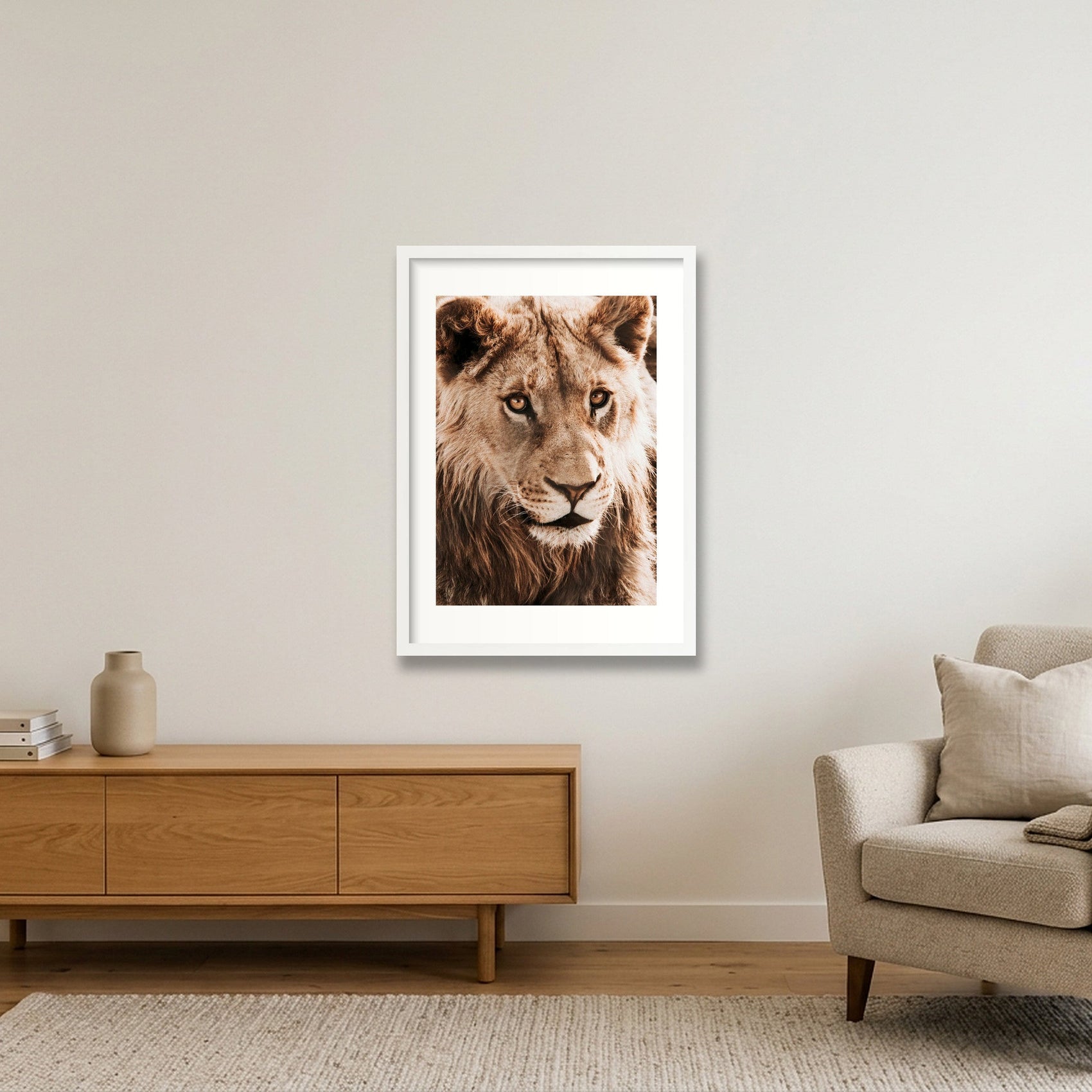 1811 — 42×59cm, 17×23" White Frame