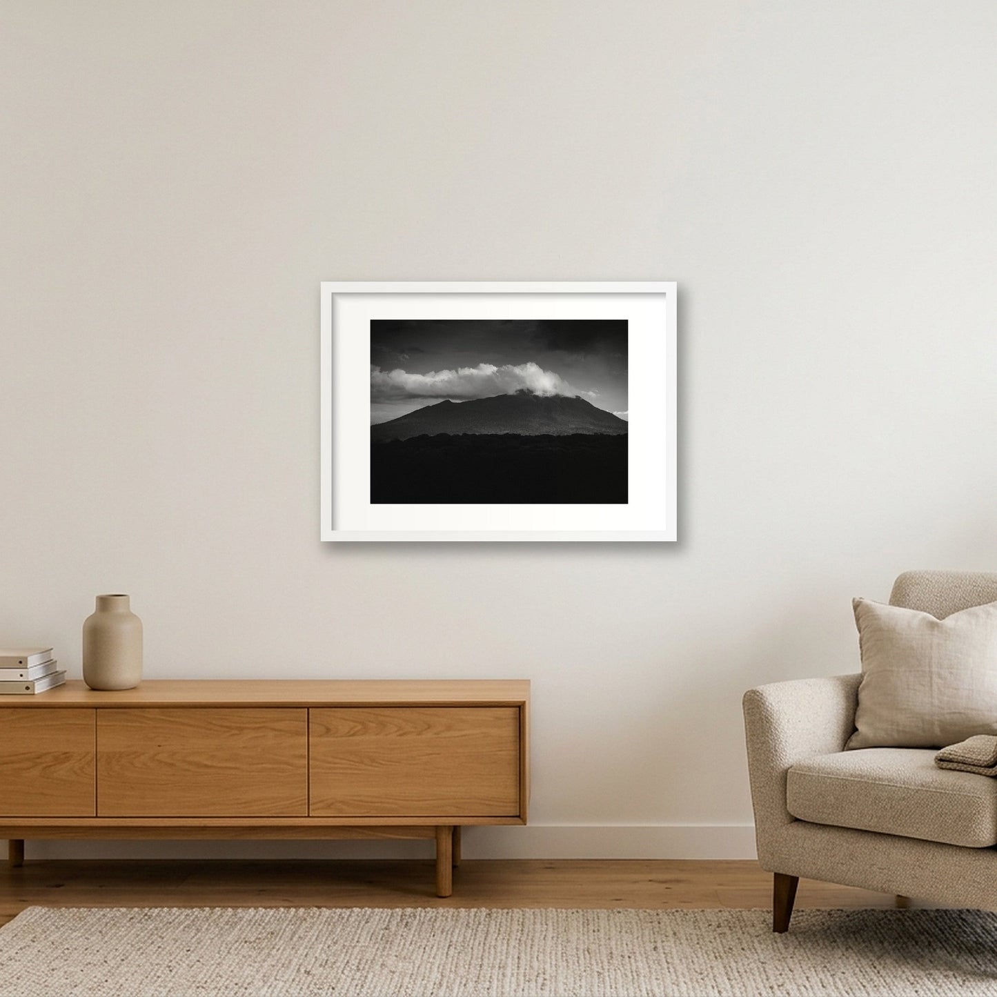 1370 — 59×42cm, 23×17" White Frame