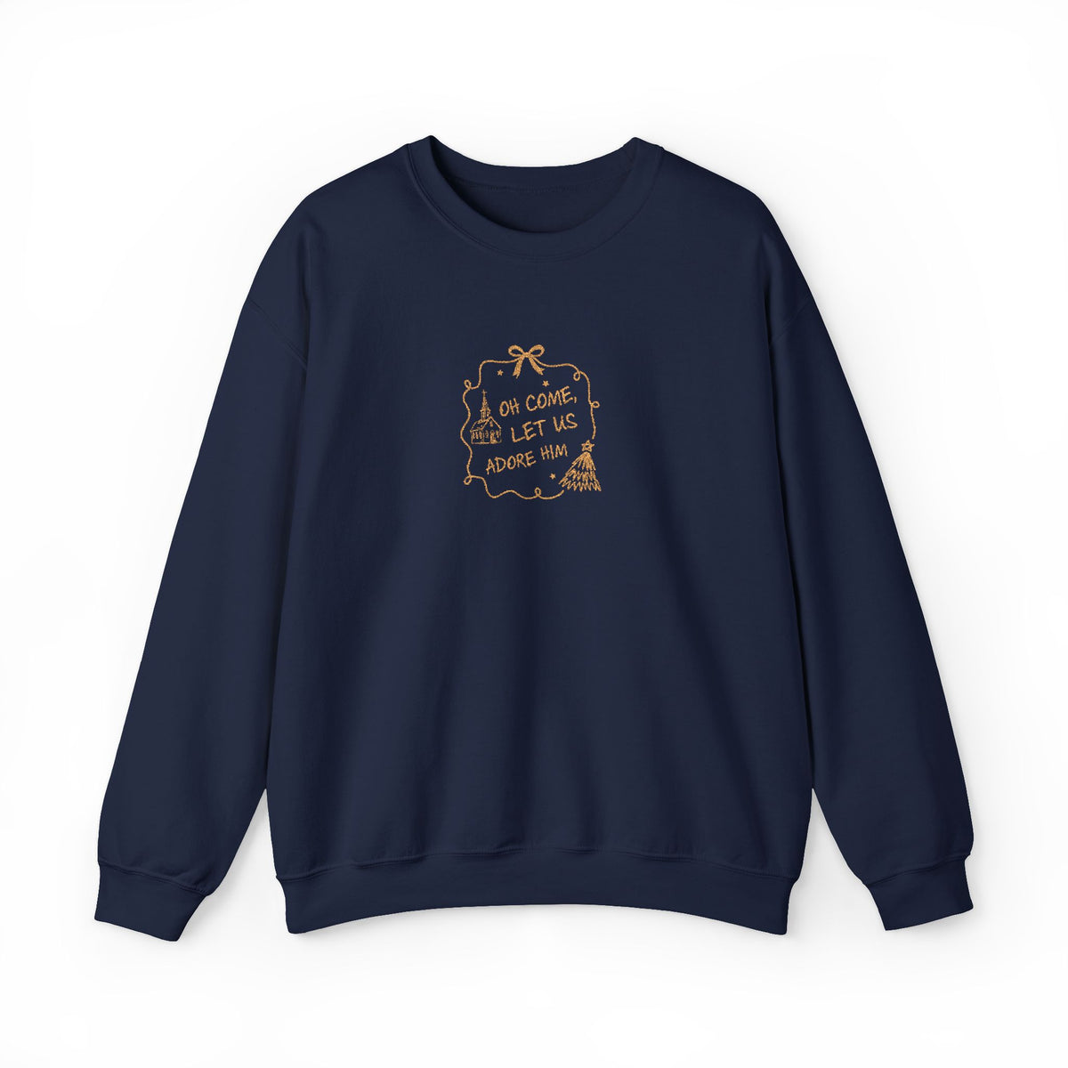 Adore Christmas Sweatshirt Gift For Mom Faith Crewneck Winter Present For Sister Framed Quote – product image 9
