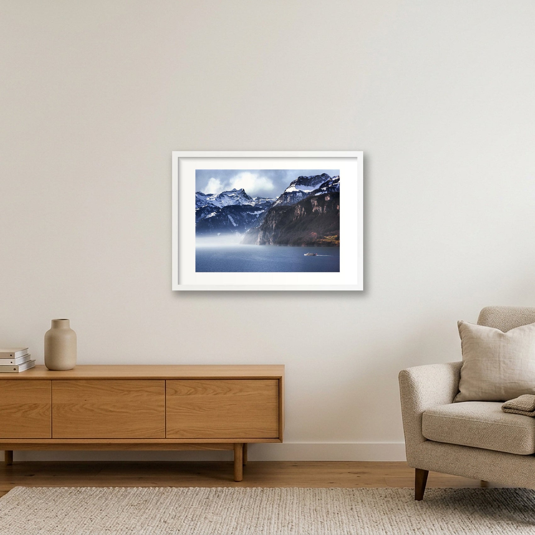 41 — 59×42cm, 23×17" White Frame