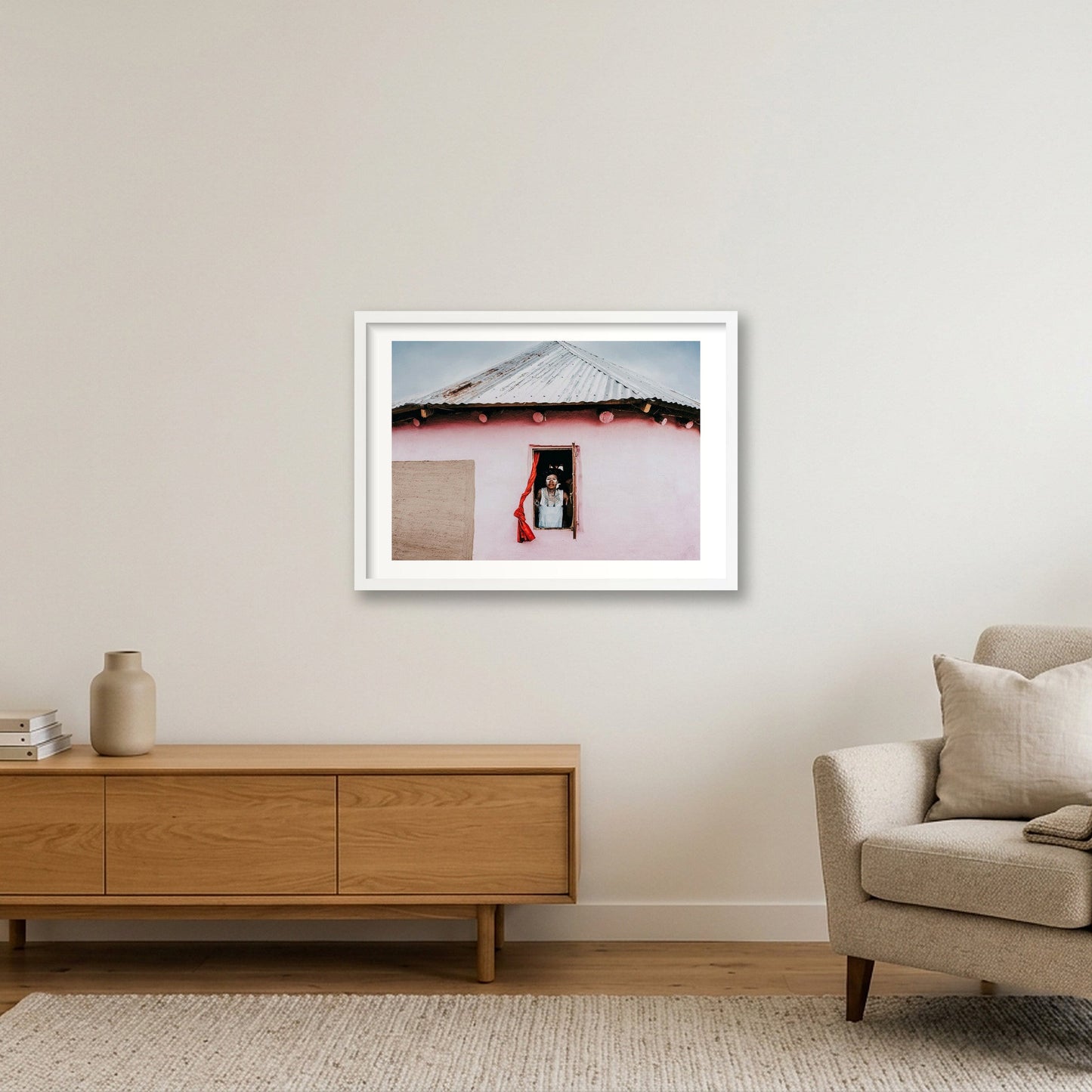 465  — 59×42cm, 23×17" White Frame