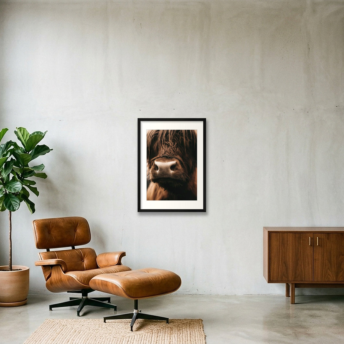 1585  — 42×59cm, 17×23" Black Frame