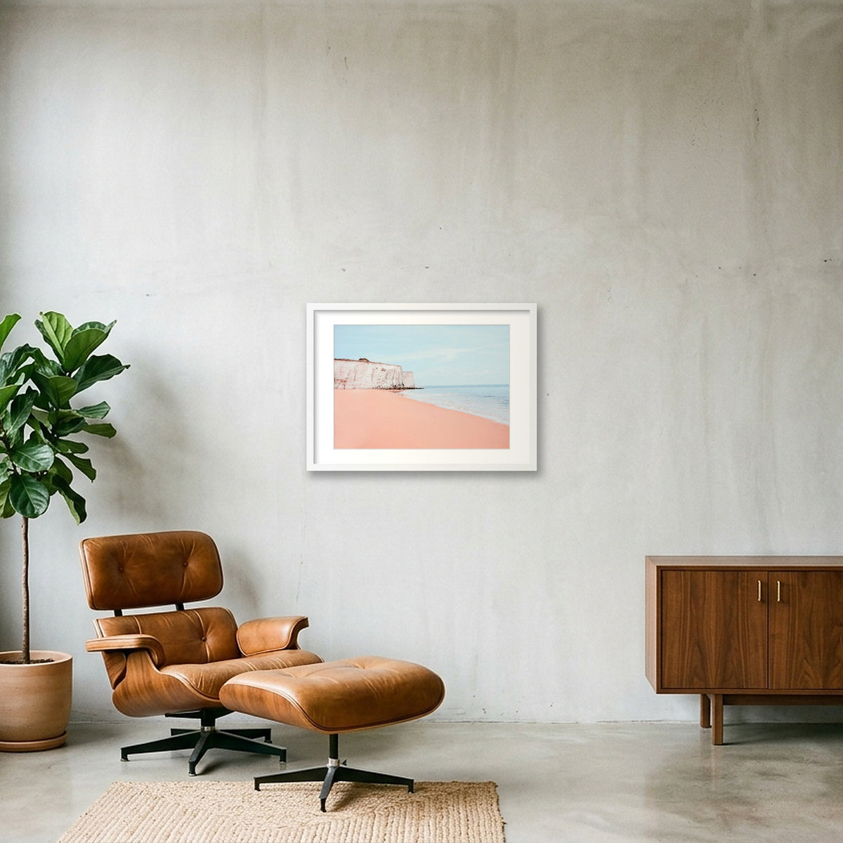 135 — 59×42cm, 23×17" White Frame