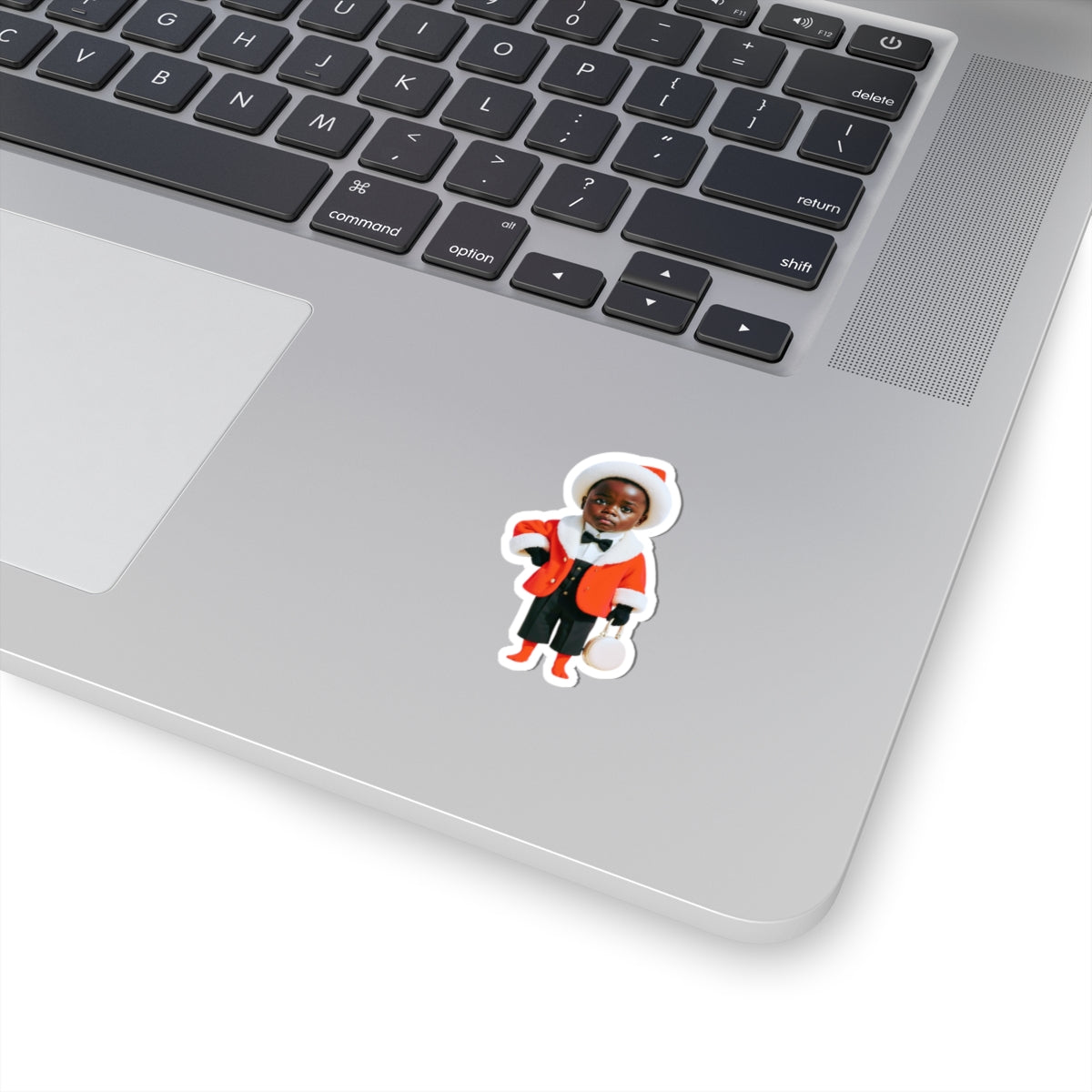 African Christmas Sticker Gift For Kids Cute Santa Child Vinyl Decal Holiday Laptop Decor Stocking – product image 11