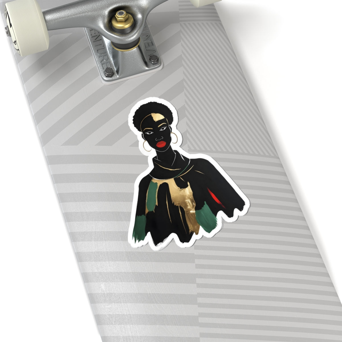 African Woman Sticker for Laptop Afrocentric Vinyl Decal Gift For Her South African Souvenir Gift for – product image 2