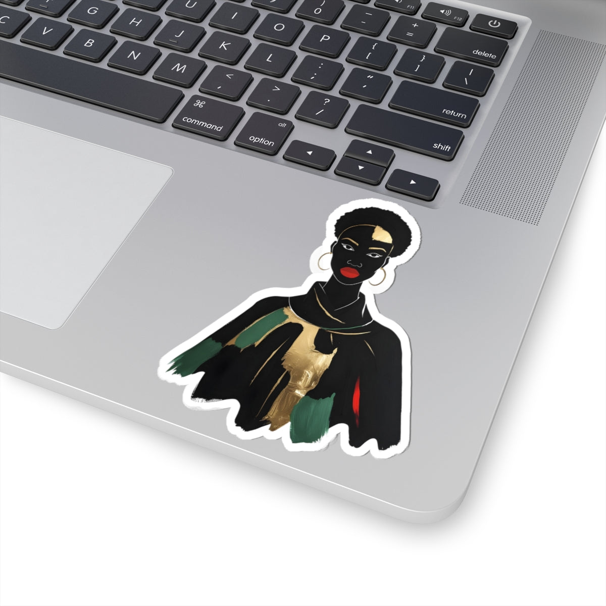African Woman Sticker for Laptop Afrocentric Vinyl Decal Gift For Her South African Souvenir Gift for – product image 4
