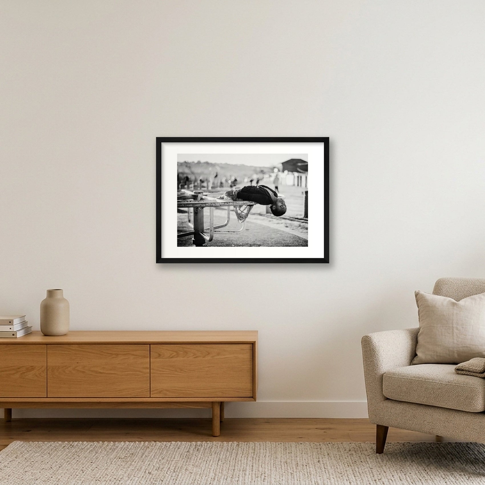 1858 — 59×42cm, 23×17" Black Frame