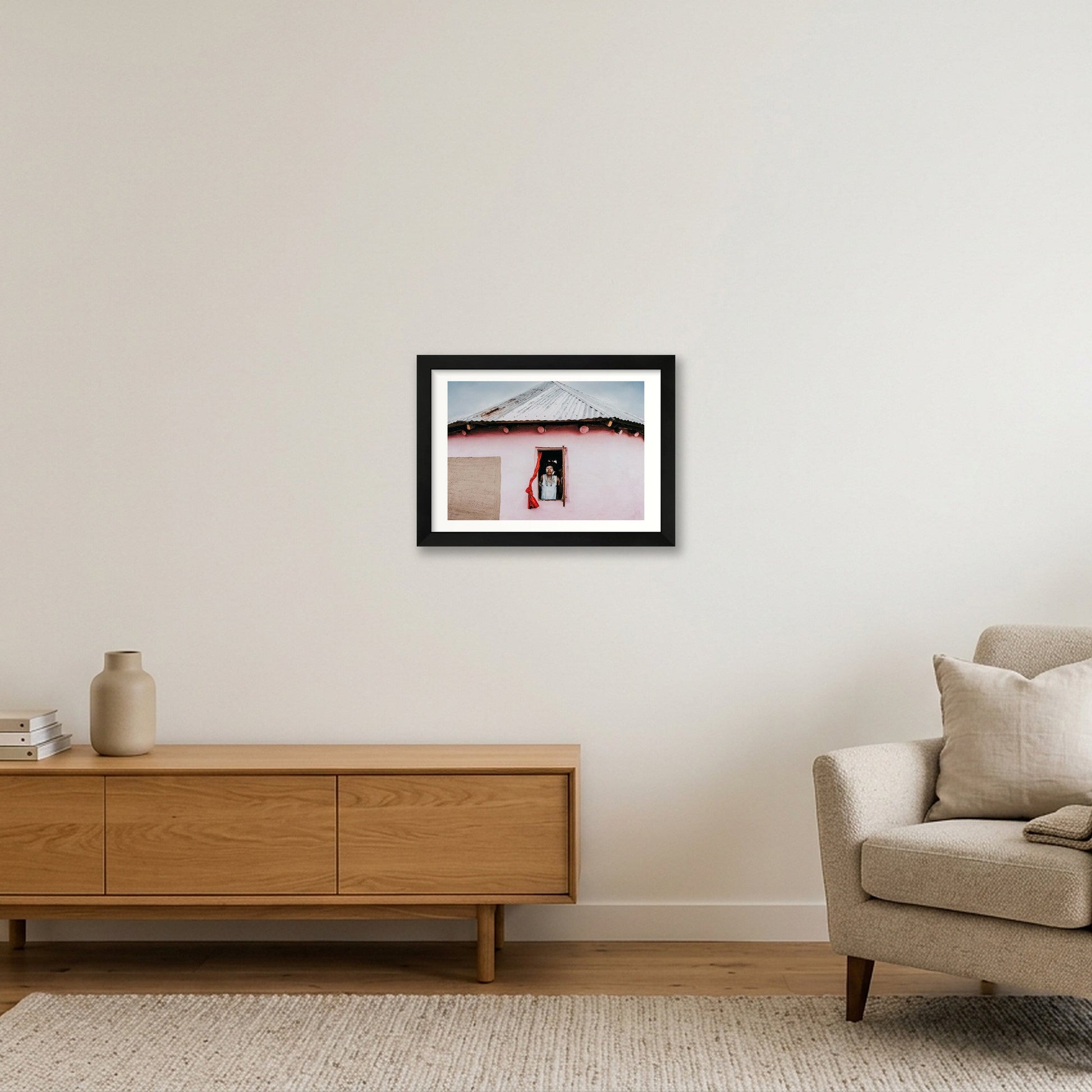 465  — A4 (30×21cm, 12×8") Black Frame