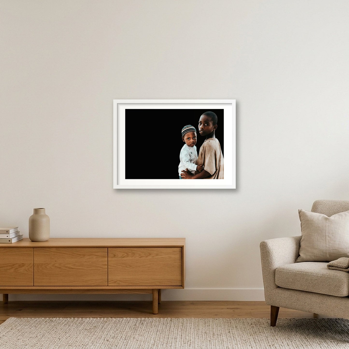 116 — 59×42cm, 23×17" White Frame