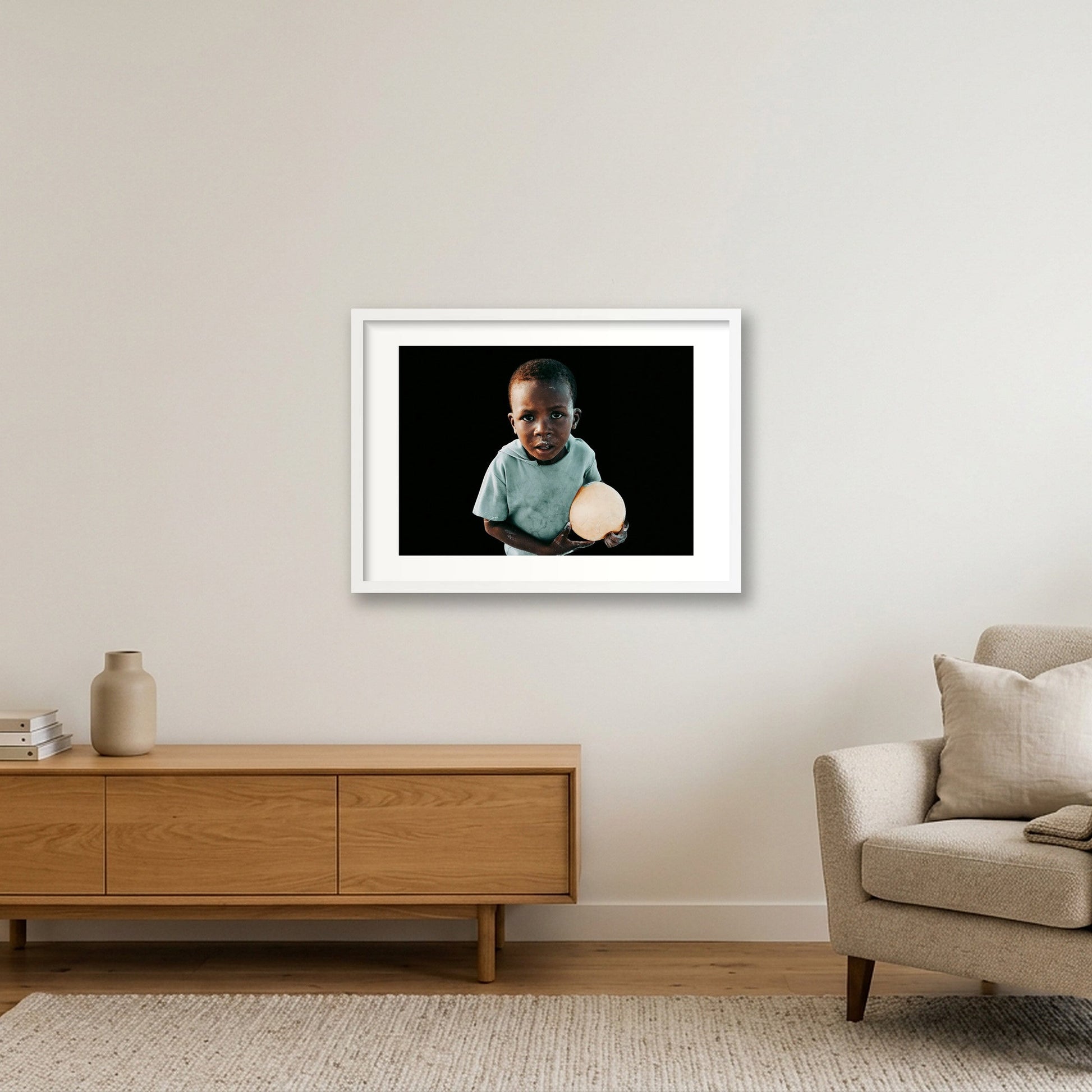 74 — 59×42cm, 23×17" White Frame