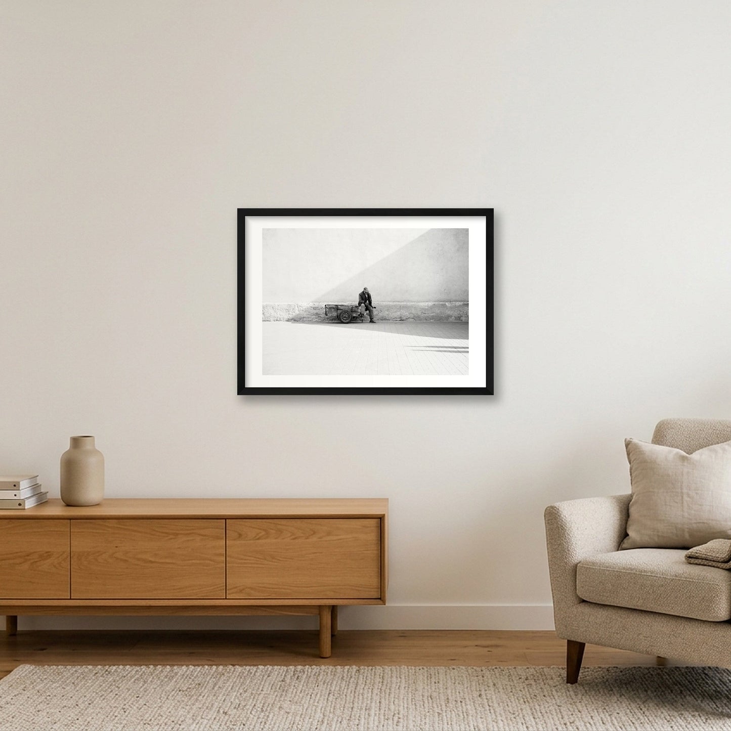1852  — 59×42cm, 23×17" Black Frame