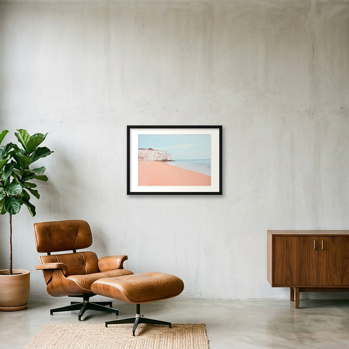135 — 59×42cm, 23×17" Black Frame