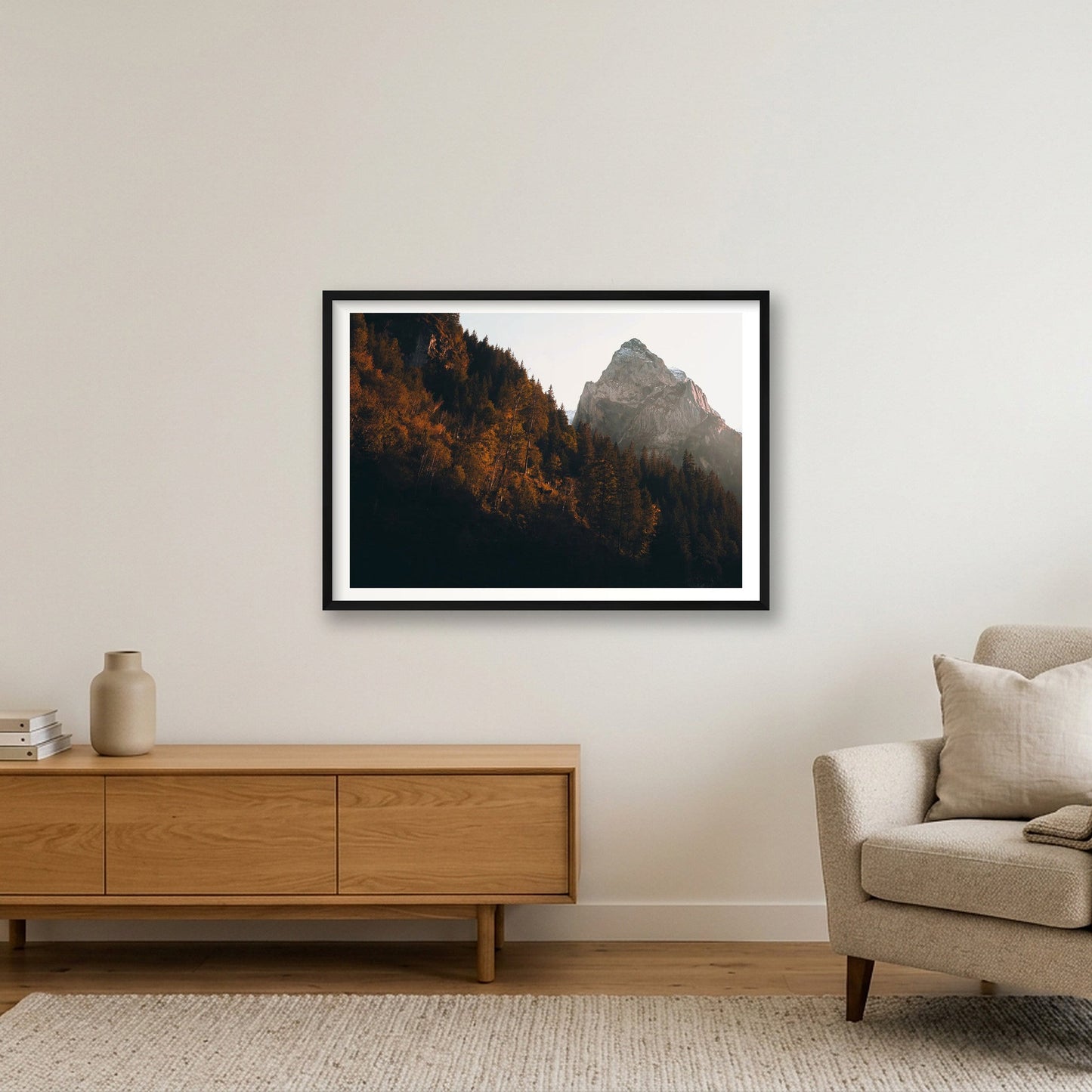 1285 — 84×59cm, 33×23" Black Frame