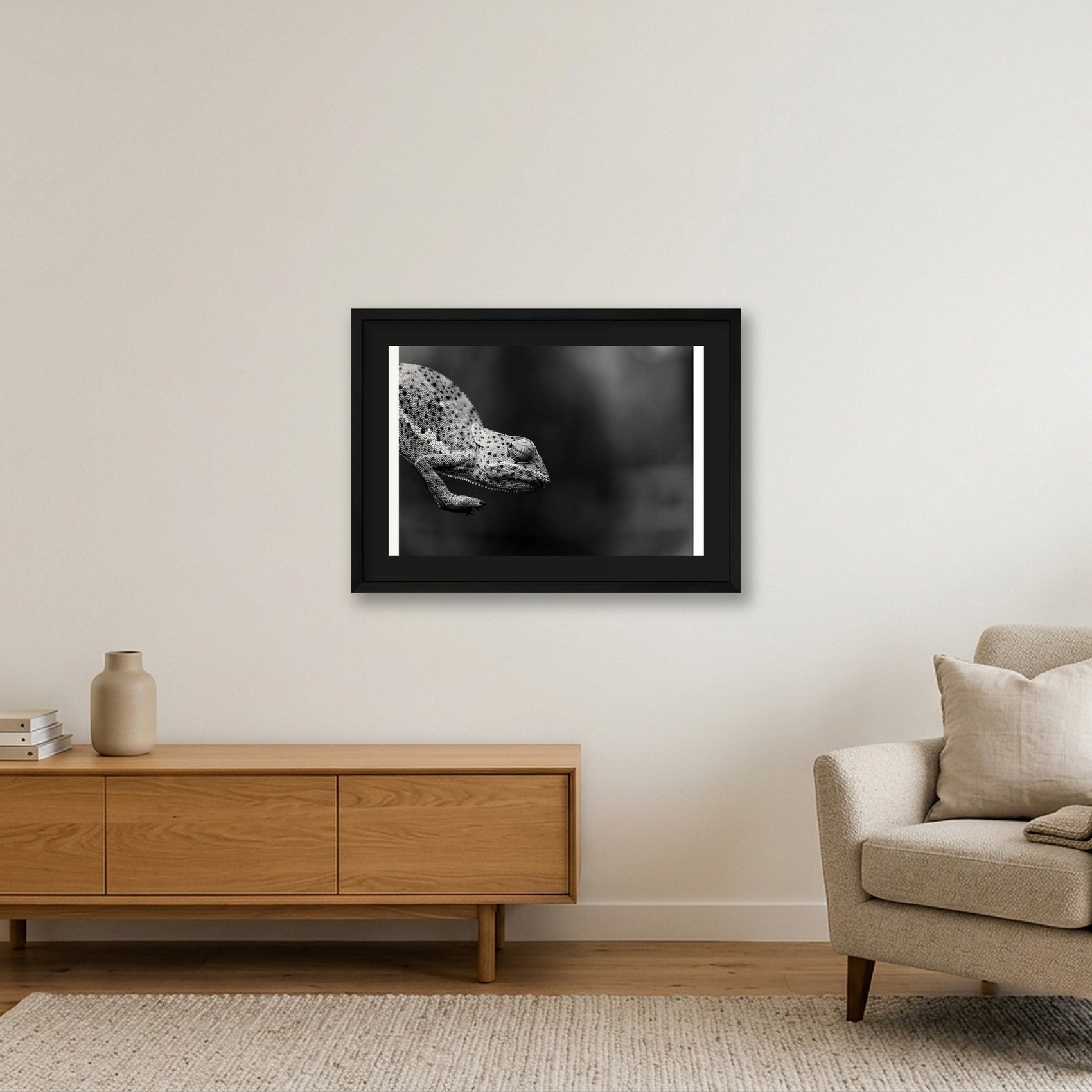 1851 — 59×42cm, 23×17" Black Frame