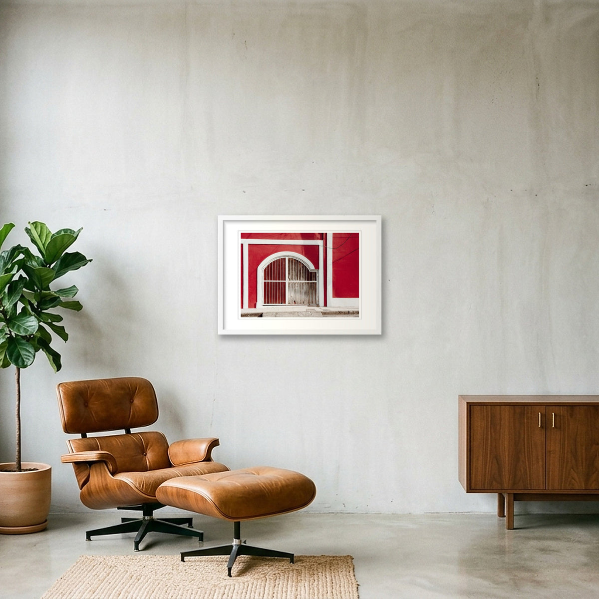 1277  — 59×42cm, 23×17" White Frame