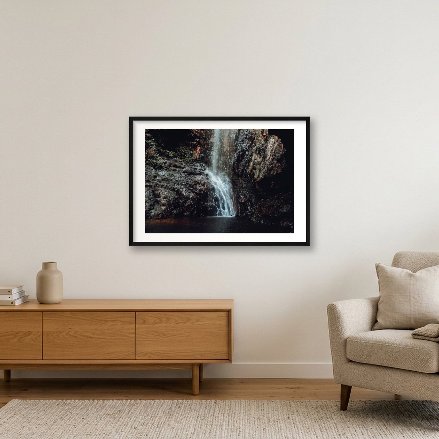 1320 — 84×59cm, 33×23" Black Frame