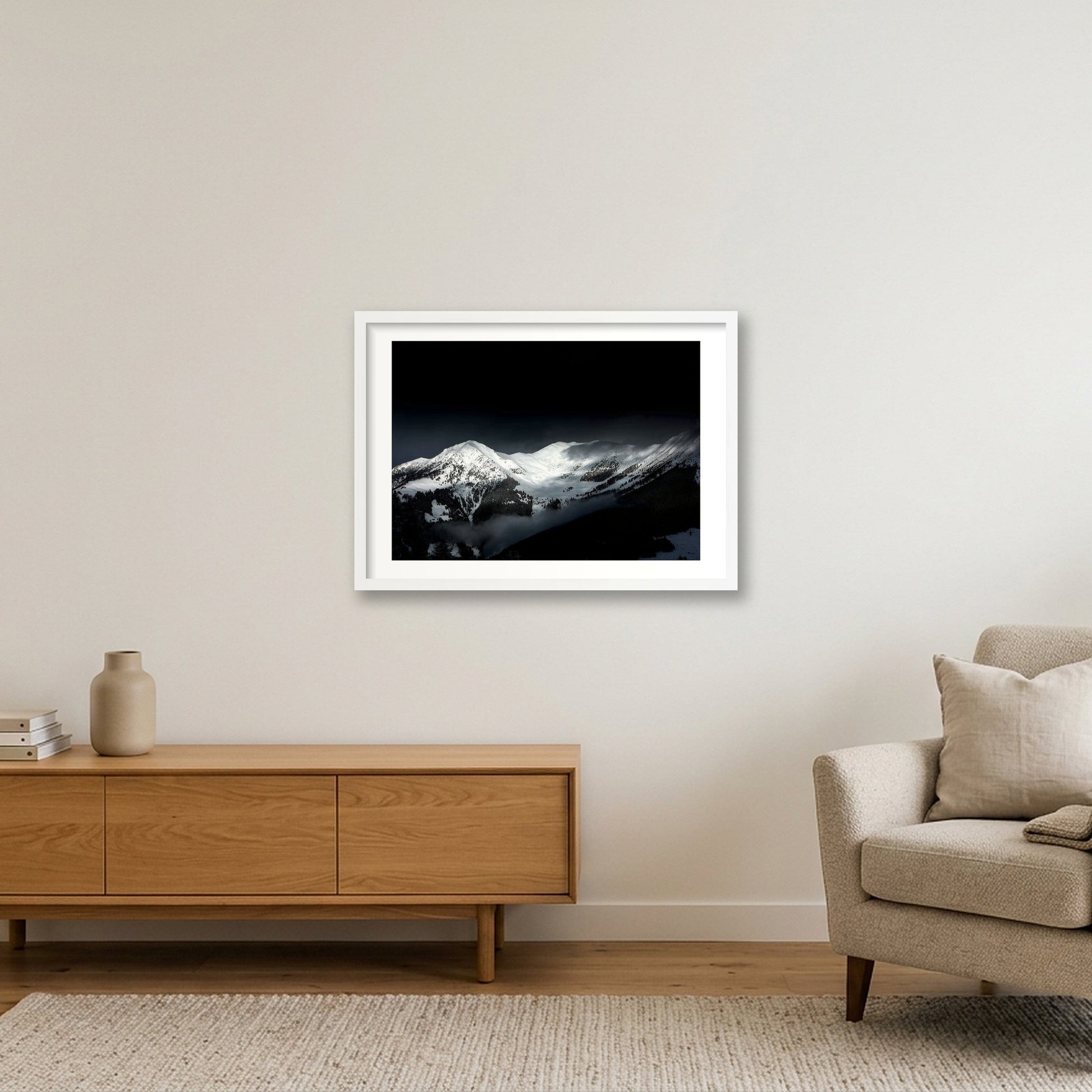 404 — 59×42cm, 23×17" White Frame