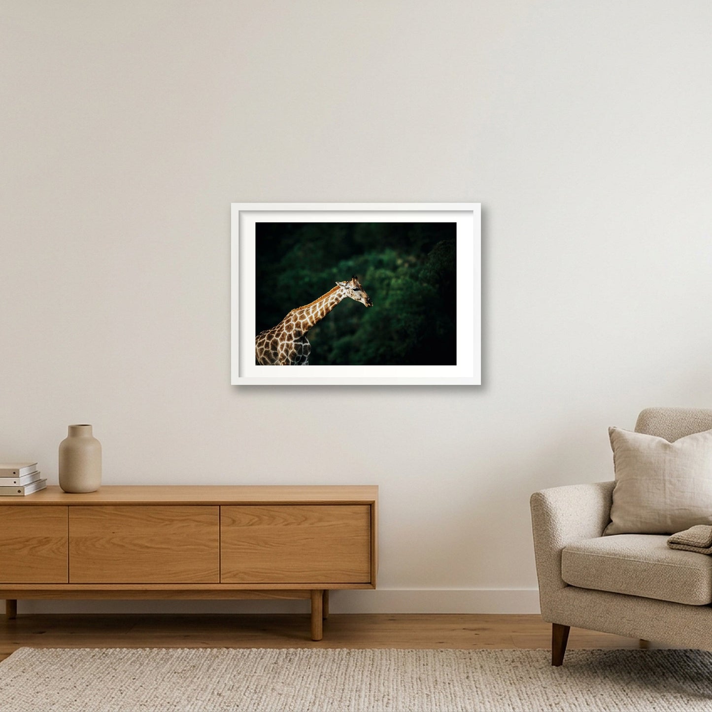 433 — 59×42cm, 23×17" White Frame