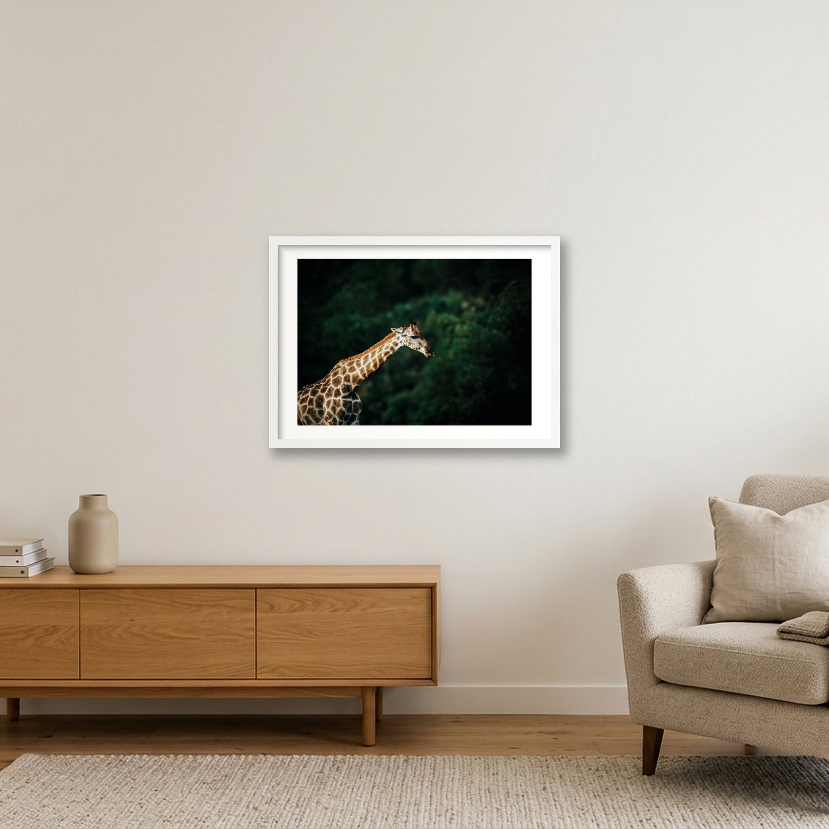 433 — 59×42cm, 23×17" White Frame