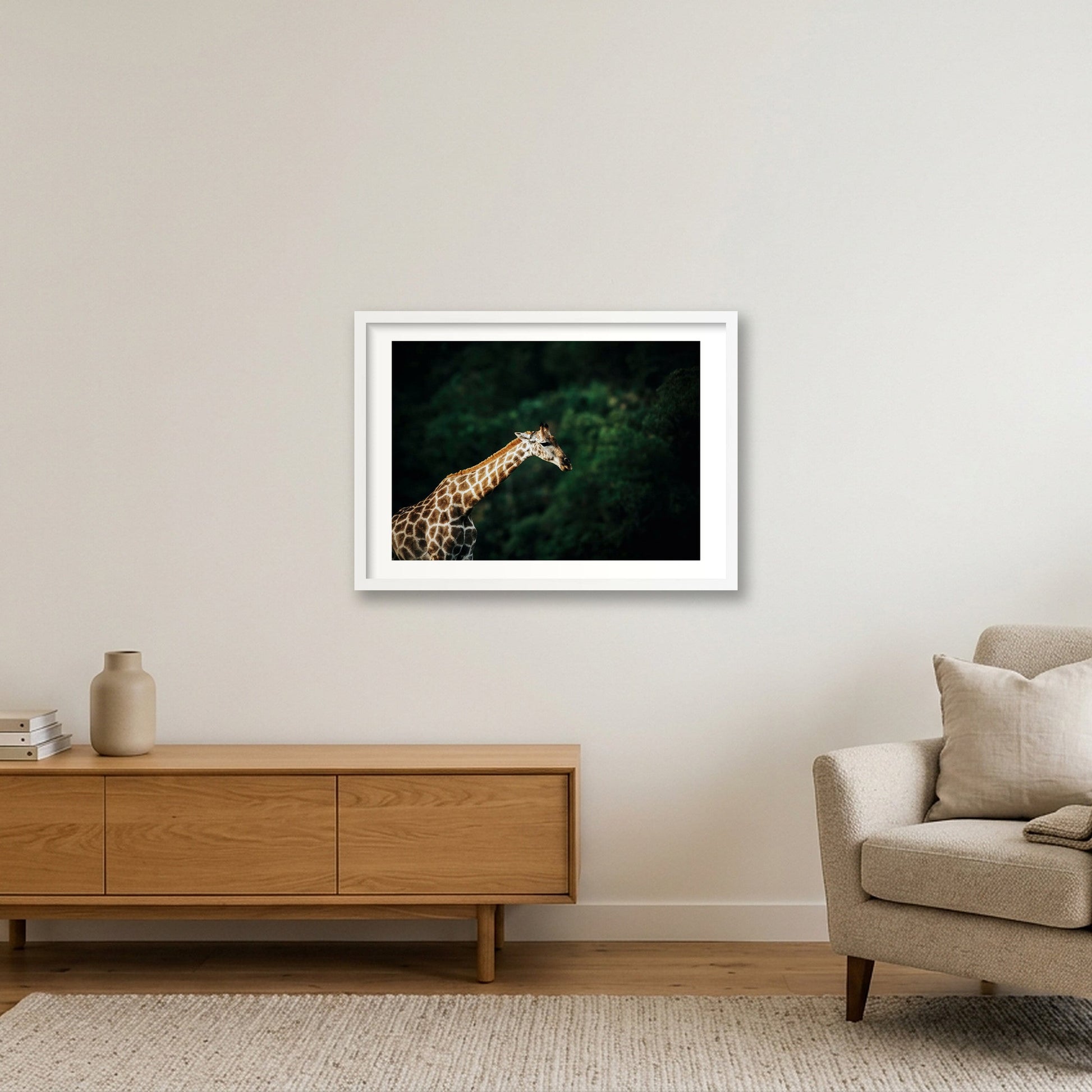 433 — 59×42cm, 23×17" White Frame