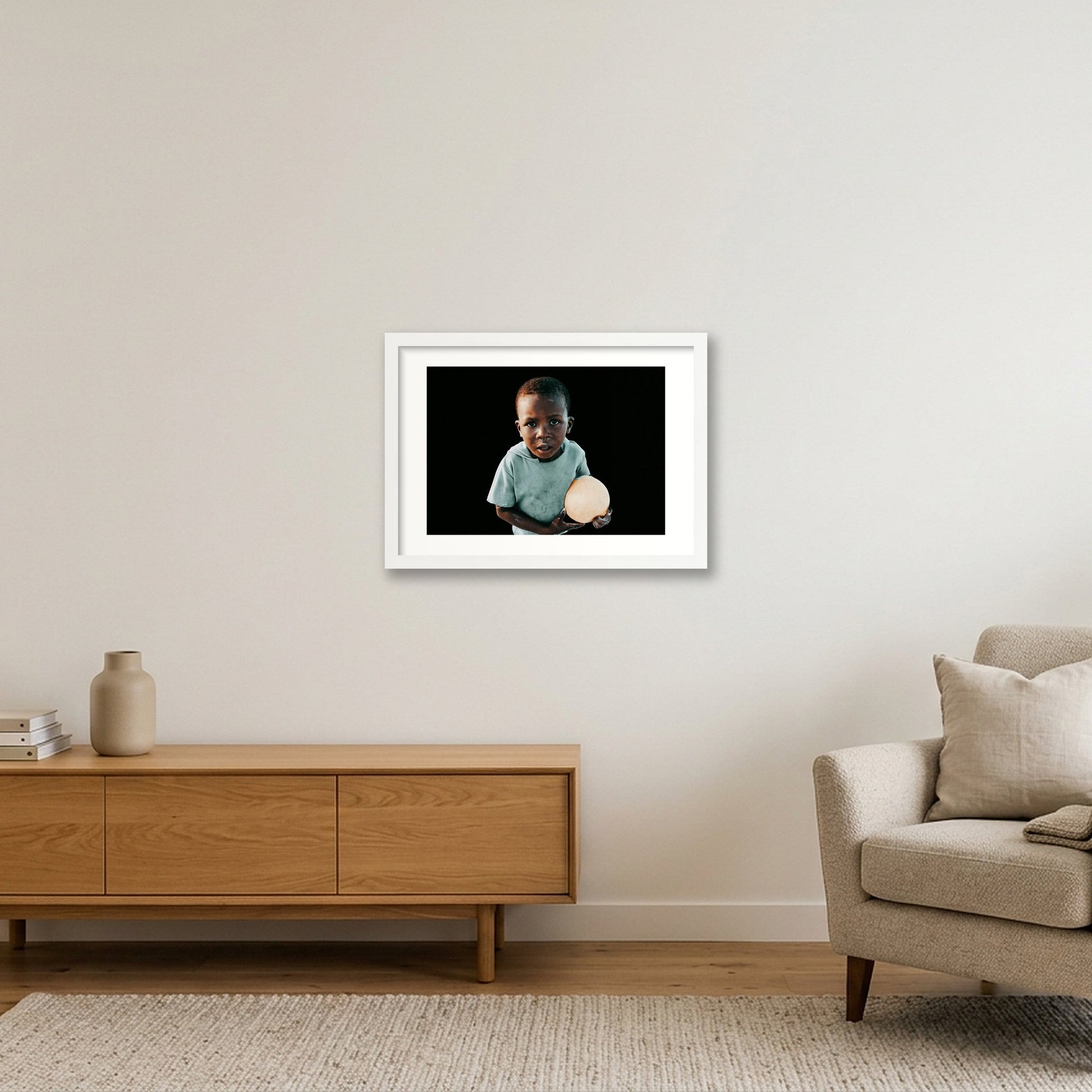 74 — A3 (42×30cm, 17×12") White Frame