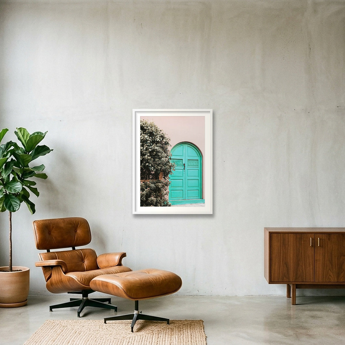 1343 — 60×80cm, 24×31" White Frame