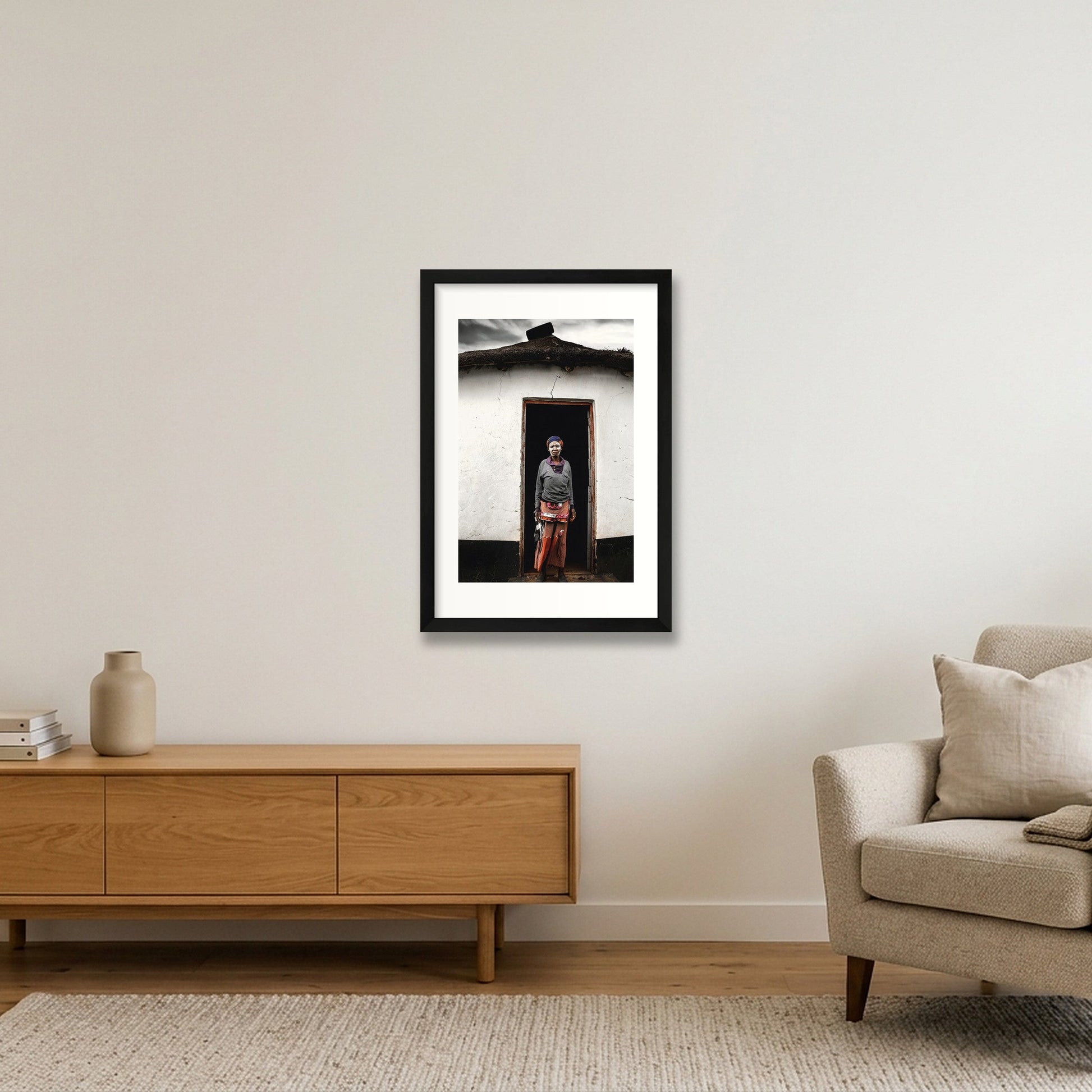 90 — 30×45cm, 12×18" Black Frame