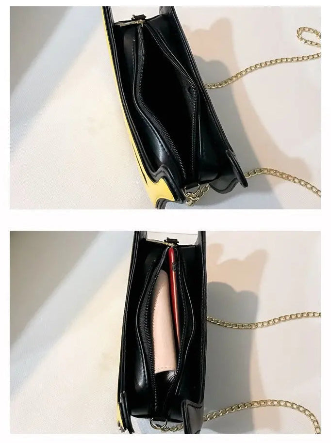 banana crossbody bag yellow fruit purse product view 6