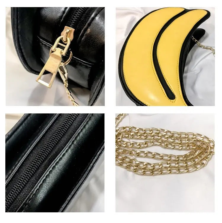 banana crossbody bag yellow fruit purse product view 7