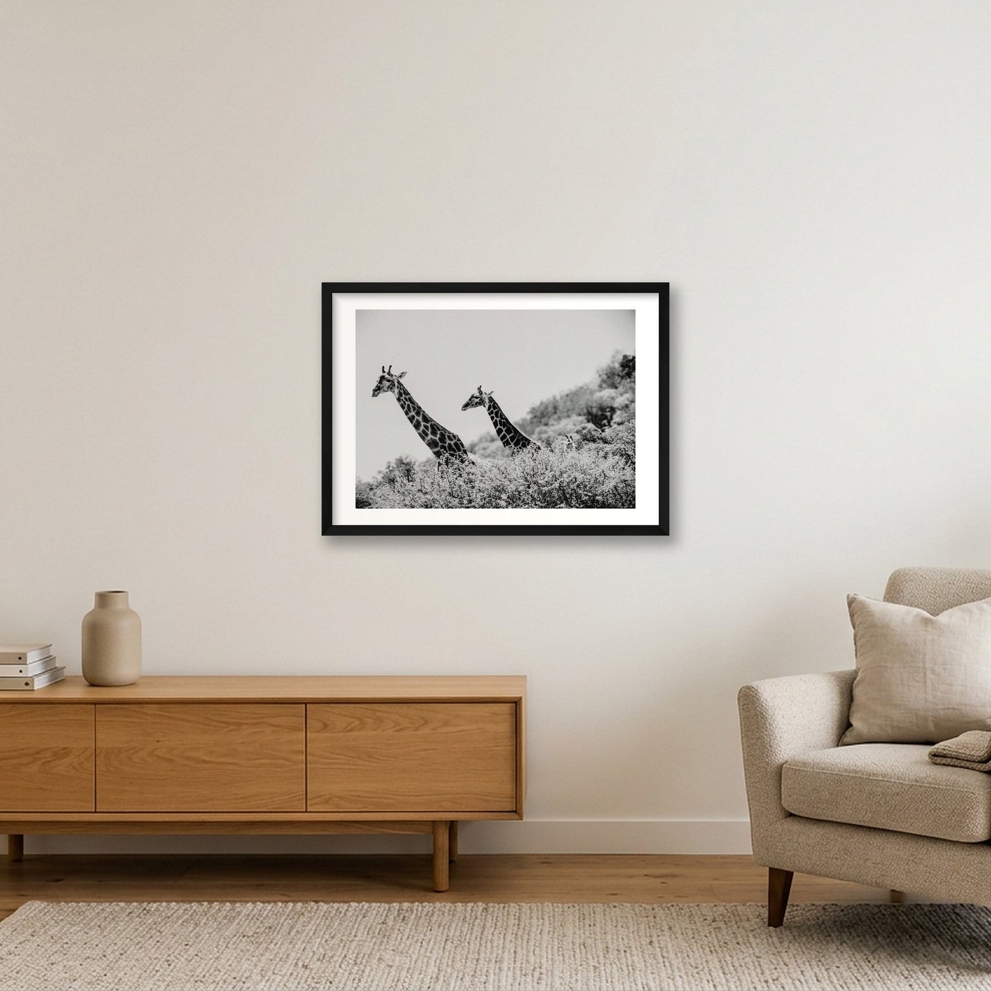 449 — 59×42cm, 23×17" Black Frame