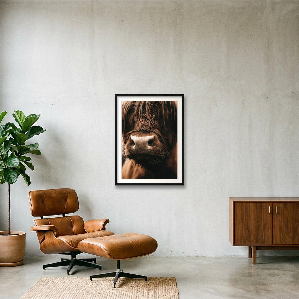 1585  — 60×80cm, 24×31" Black Frame