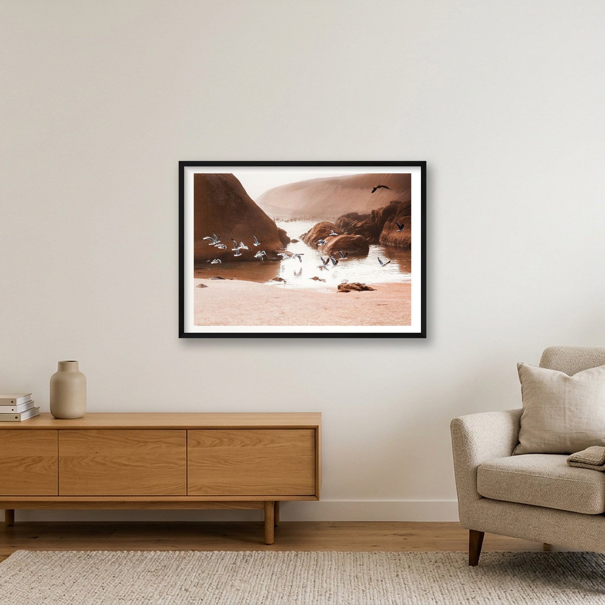 457 — 84×59cm, 33×23" Black Frame