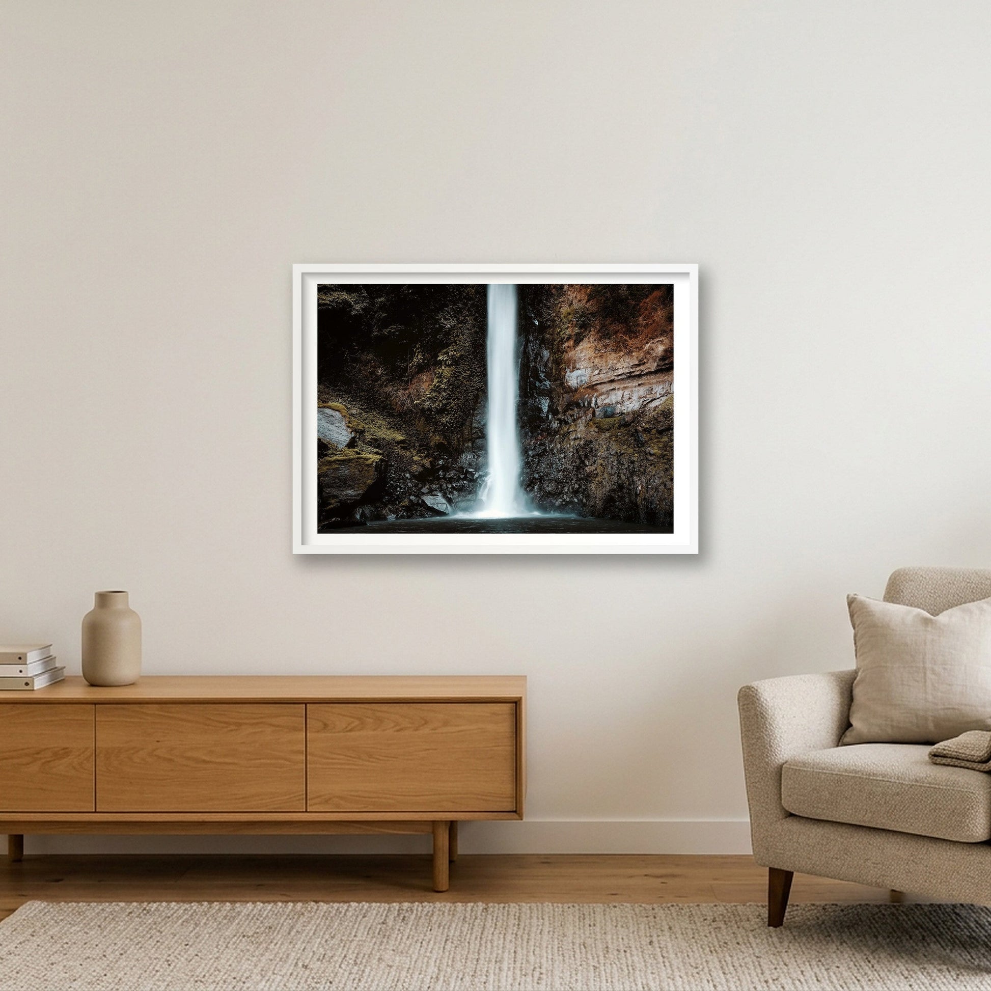127 — 84×59cm, 33×23" White Frame