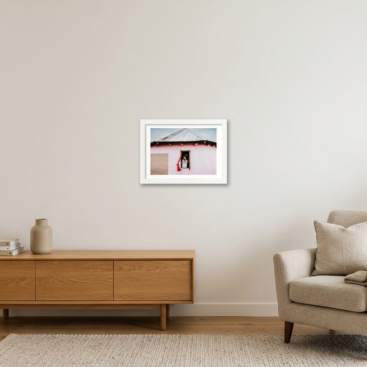 465 — A4 (30×21cm, 12×8") White Frame