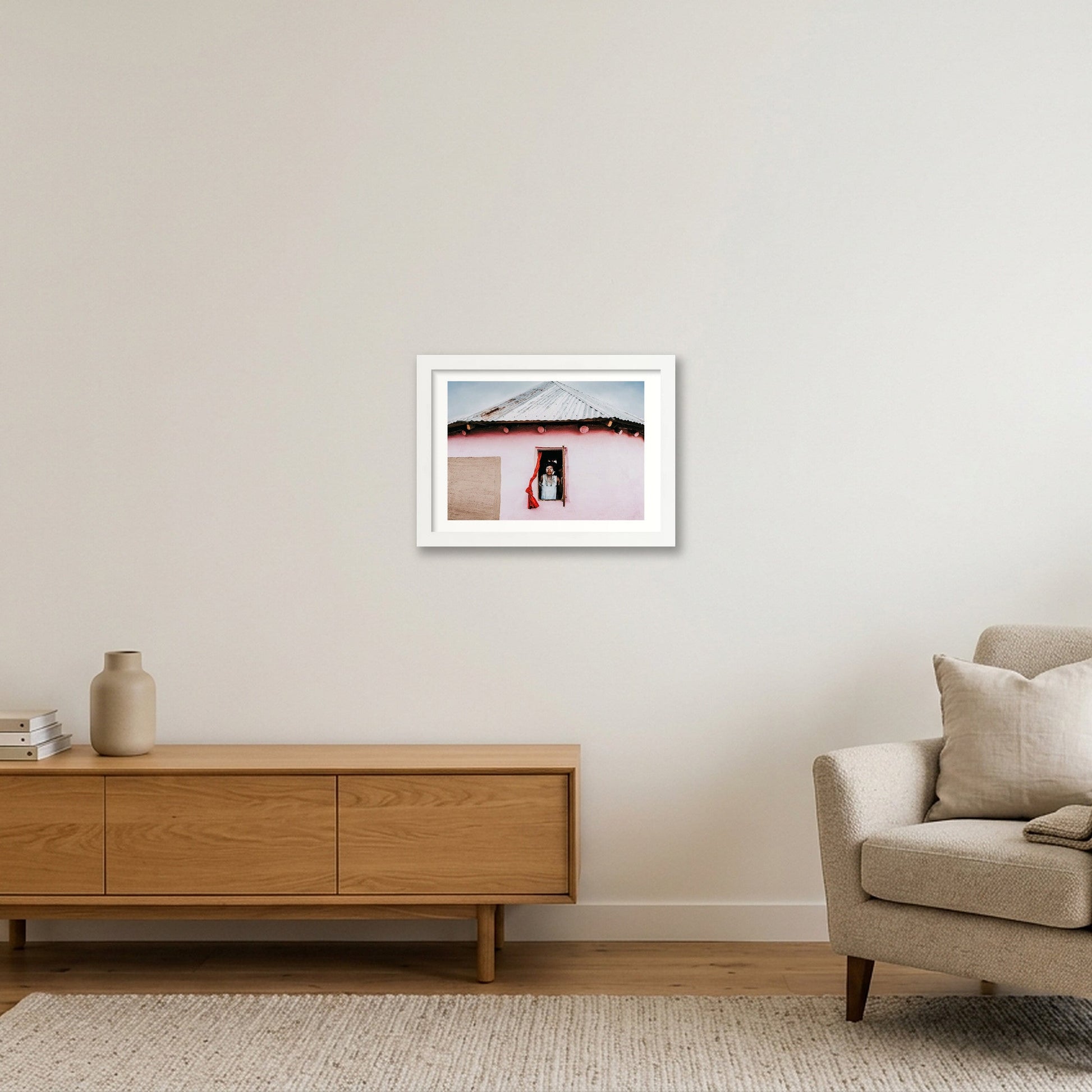 465 — A4 (30×21cm, 12×8") White Frame