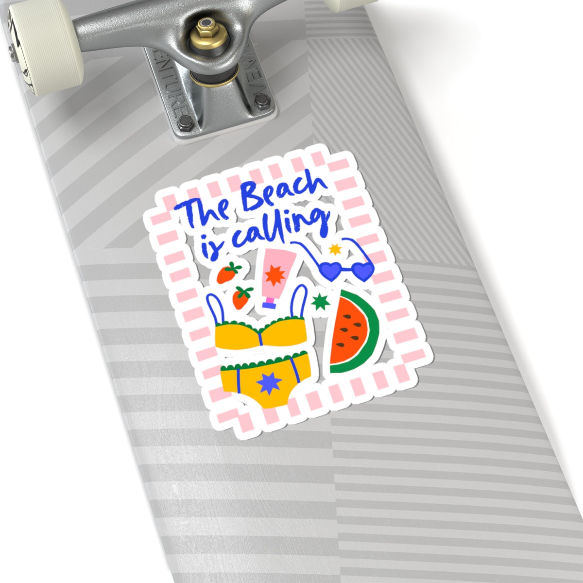 Beach Vacation Sticker Summer Laptop Decal Coastal Water Bottle Sticker Cute Travel Journal Decor – product image 3